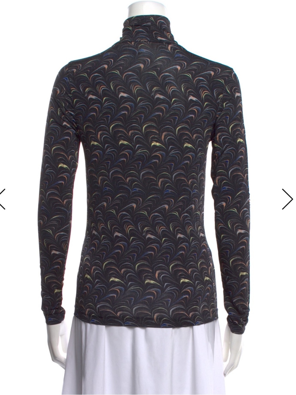 Ulla Johnson Patterned Turtleneck Top